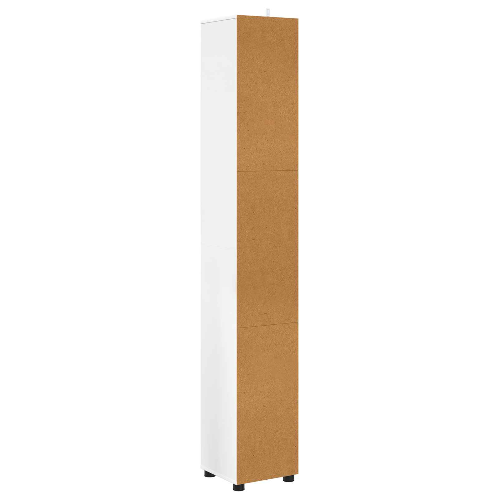 Bathroom Cabinet White 30.5 x 30 x 195 cm Engineered Wood