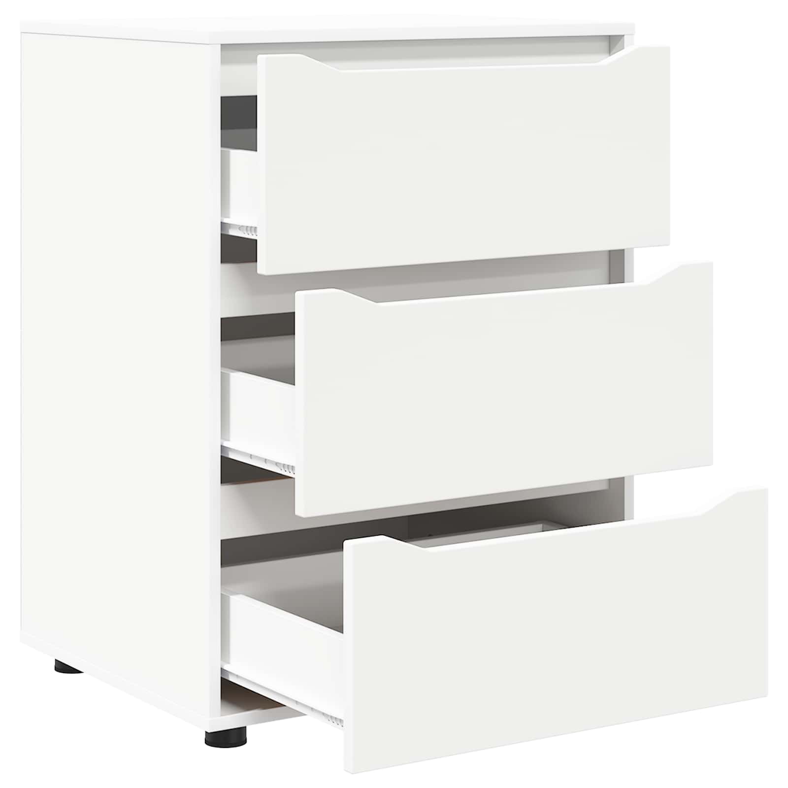 Storage Cabinet White 60 x 48 x 81 cm Engineered Wood