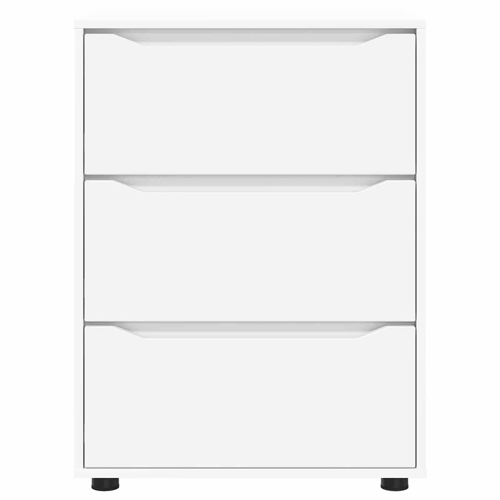 Storage Cabinet White 60 x 48 x 81 cm Engineered Wood