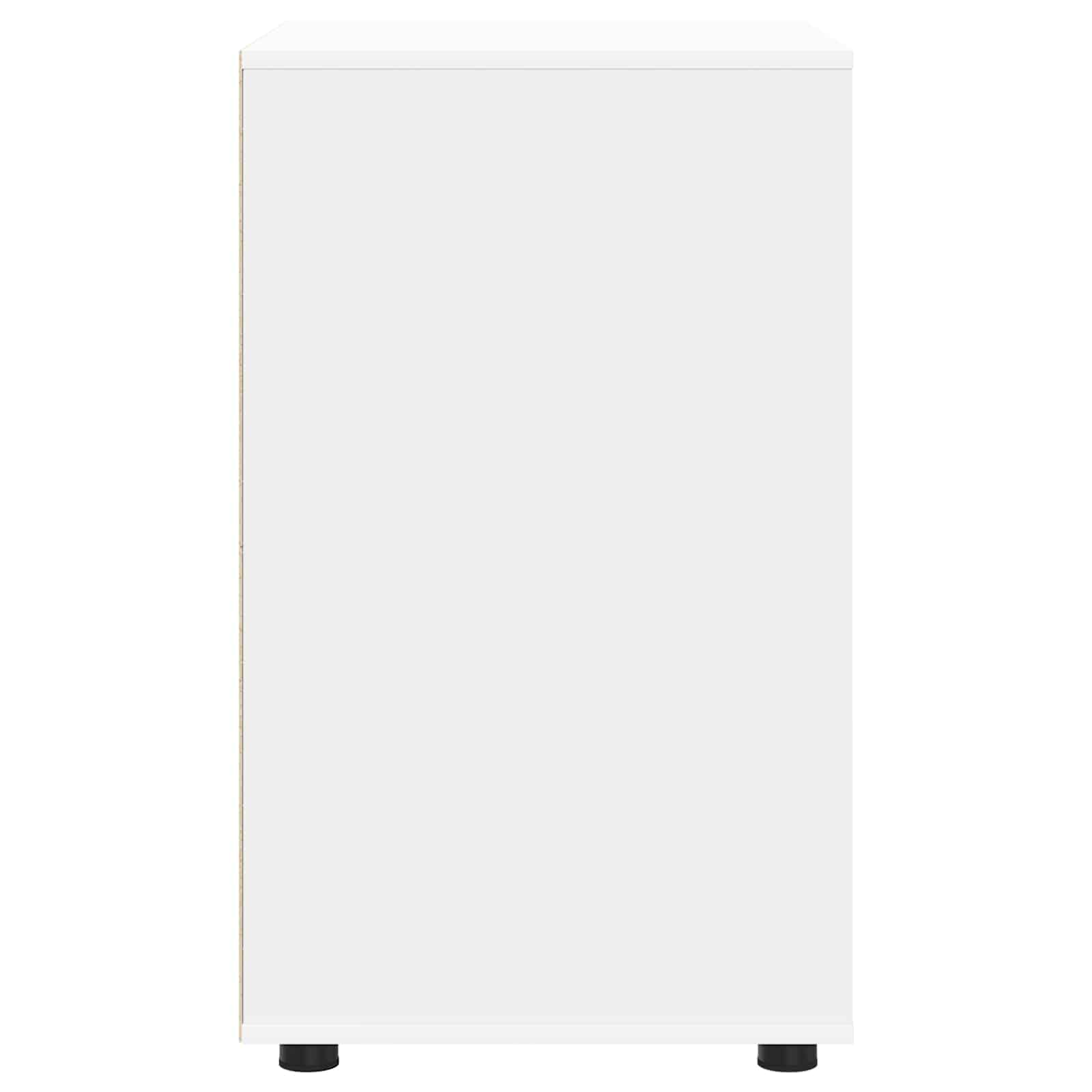 Storage Cabinet White 60 x 48 x 81 cm Engineered Wood