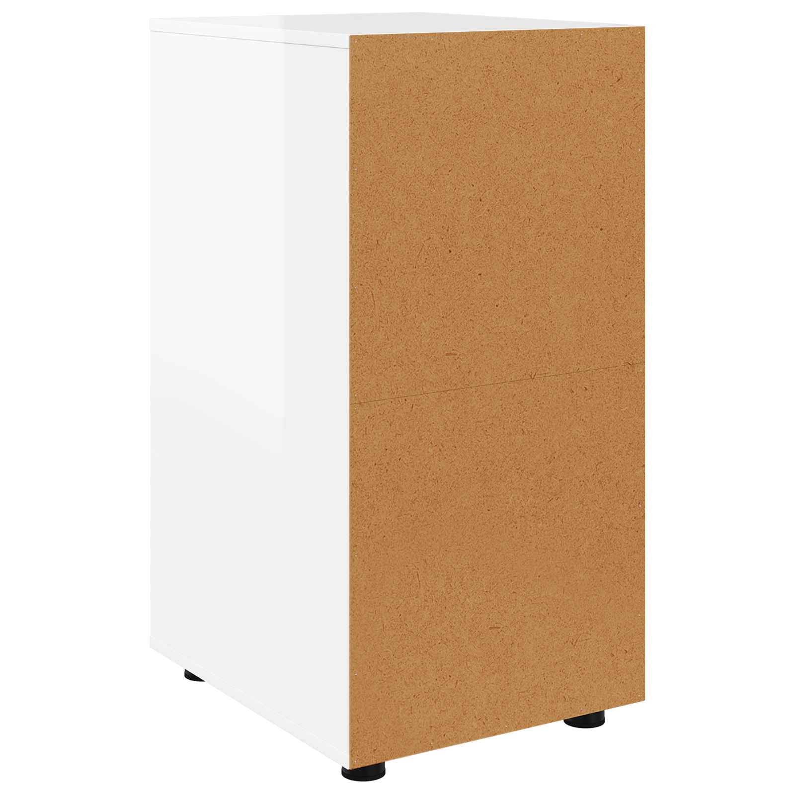 Storage Cabinet High Gloss White 40 x 48 x 81 cm