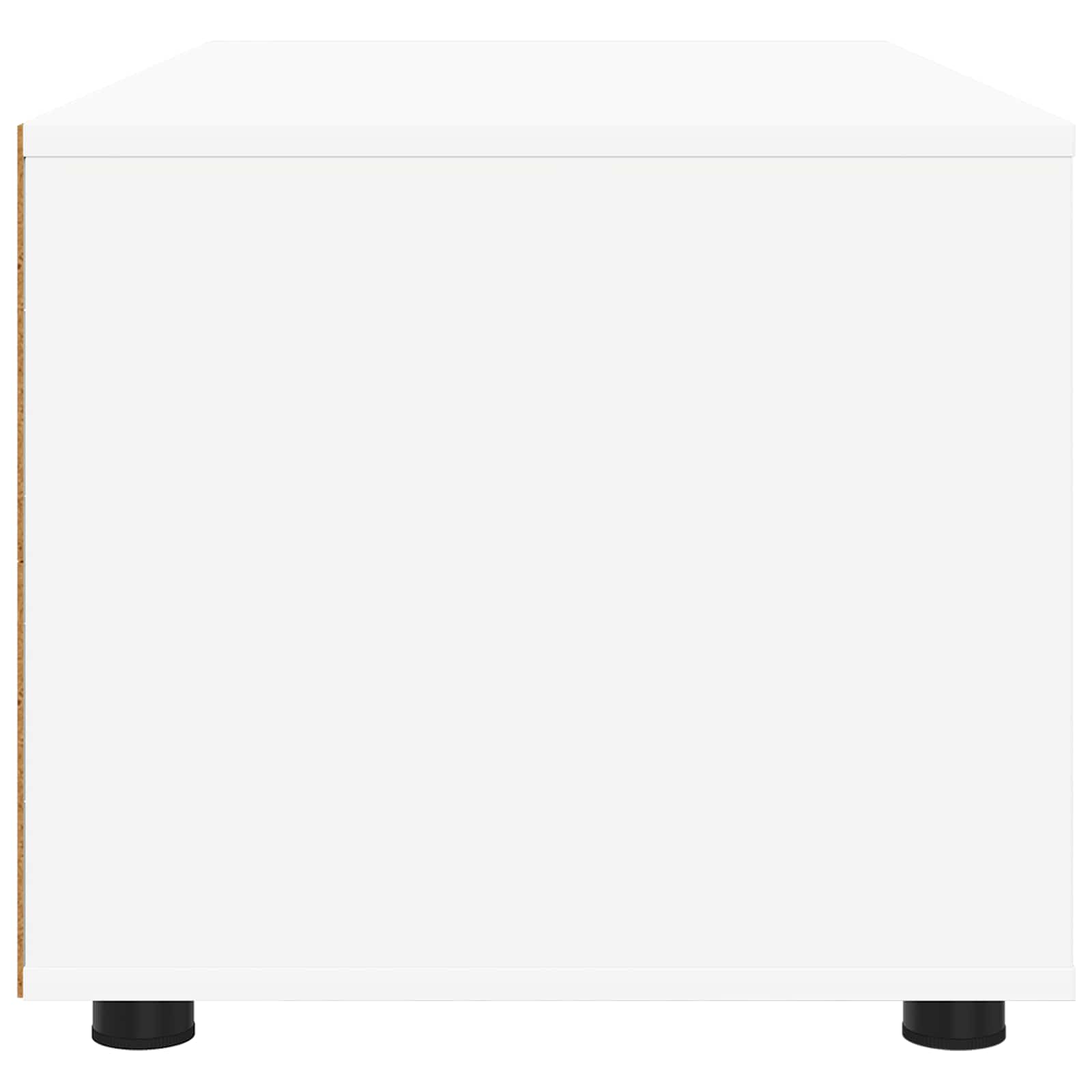 TV Cabinet 100 x 48 x 43 cm White Engineered Wood