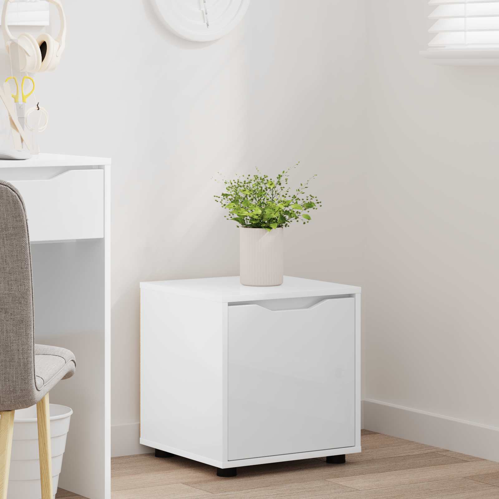 Bathroom Cabinet White 40.5 x 40 x 44 cm Engineered Wood