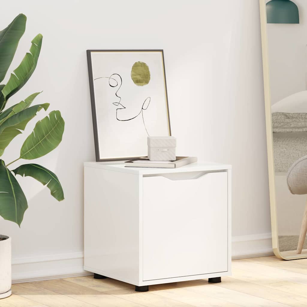 Bathroom Cabinet High Gloss White 40.5 x 40 x 44 cm