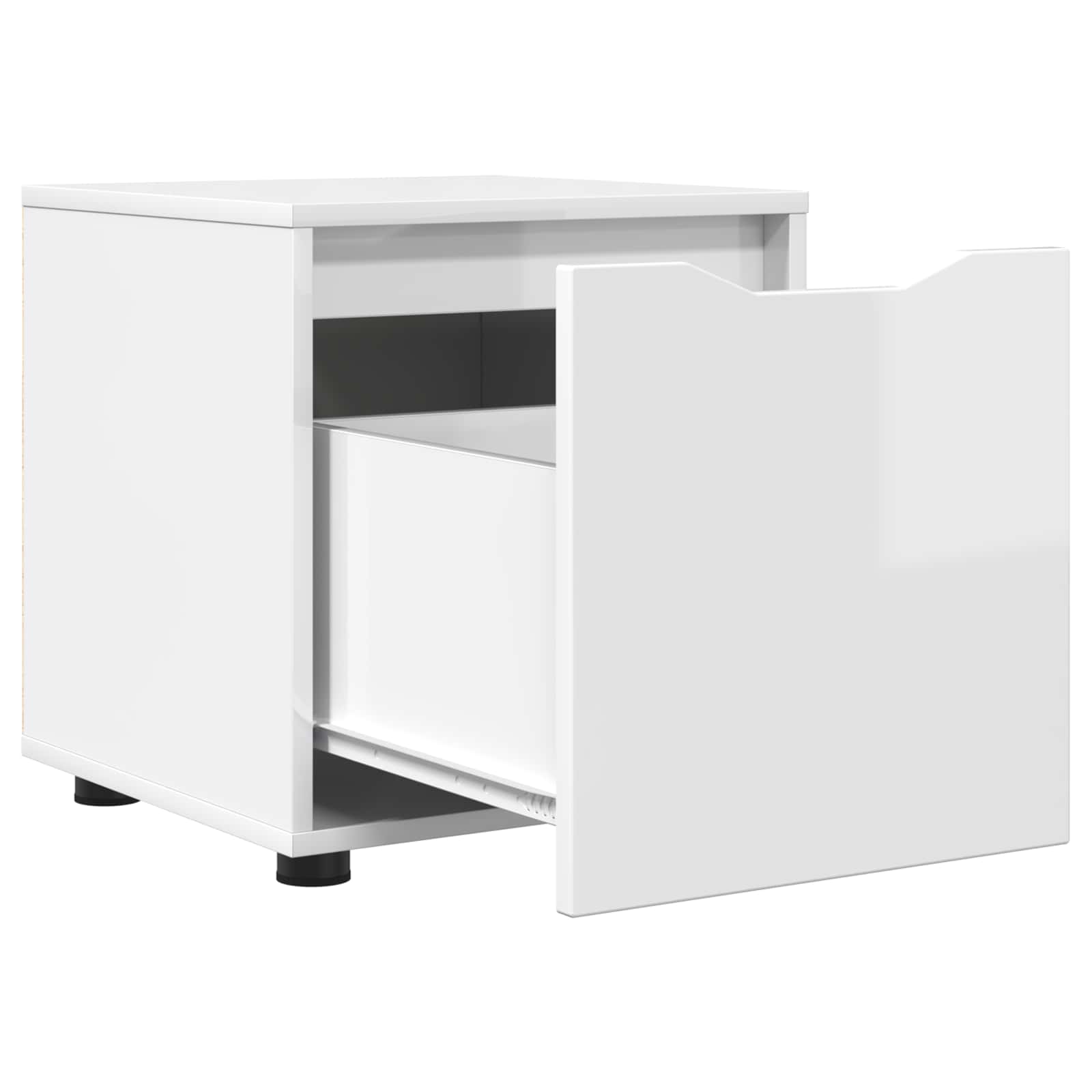 Bathroom Cabinet High Gloss White 40.5 x 40 x 44 cm