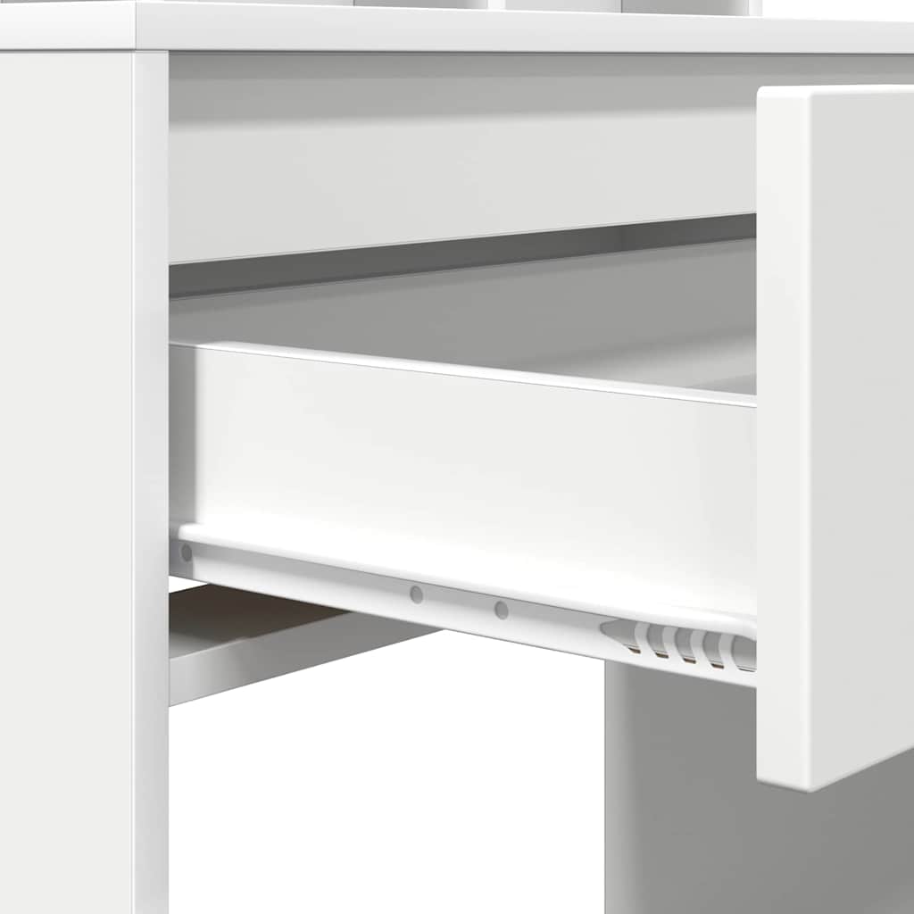 Bedroom Dressing Tables with Drawer White 80 x 39.6 x 135 cm