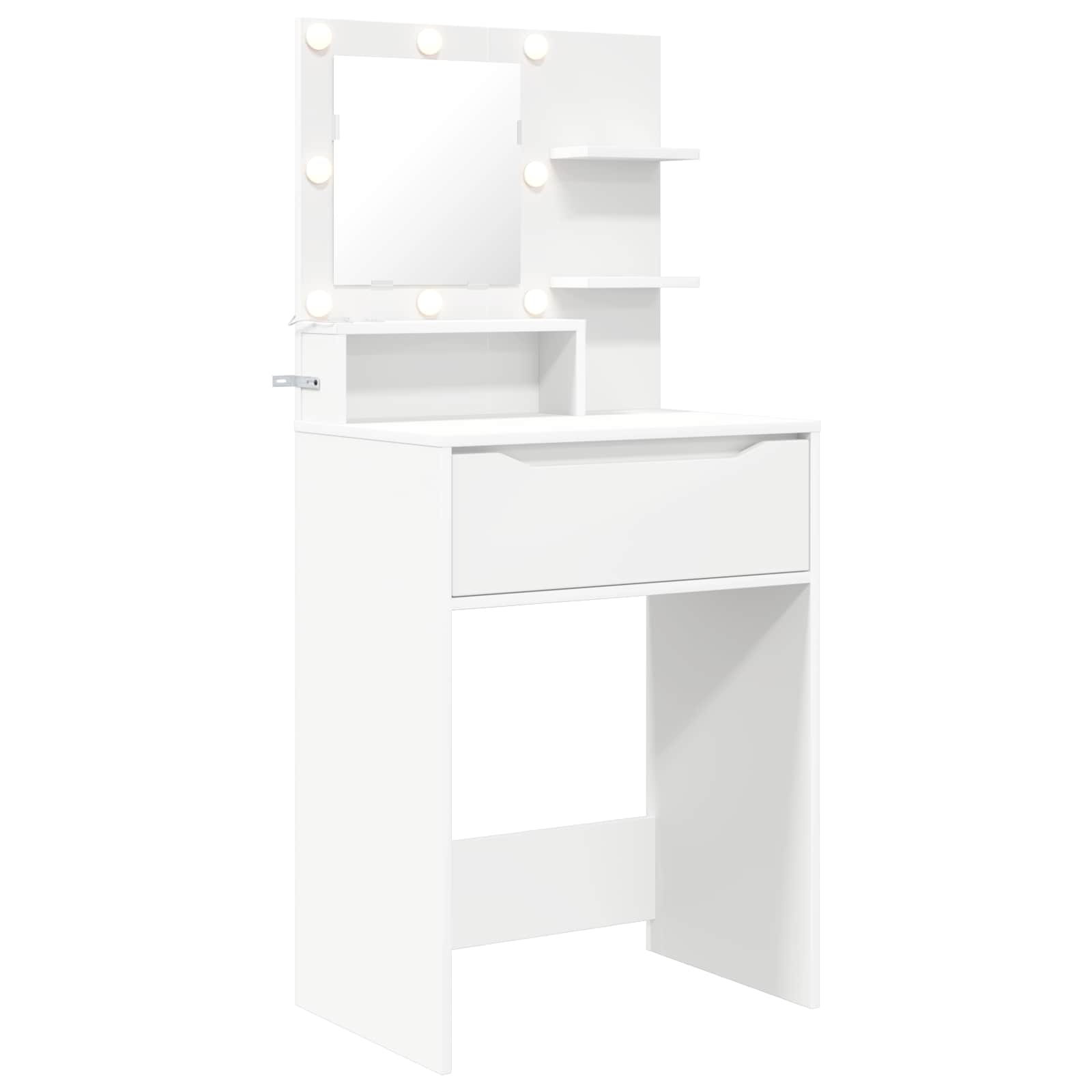 Bedroom Dressing Tables White 80 x 39.6 x 135 cm