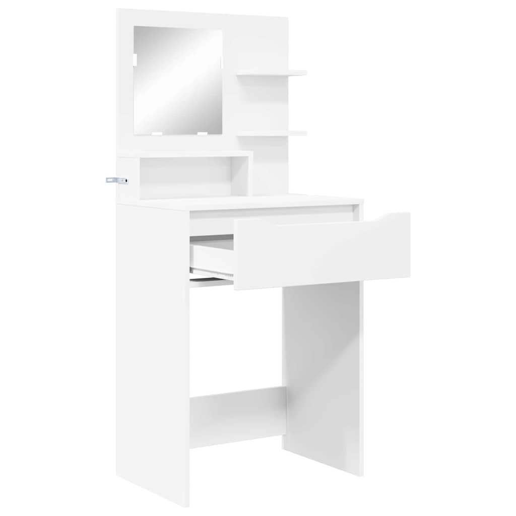 Bedroom Dressing Tables with Drawer White 80 x 39.6 x 135 cm