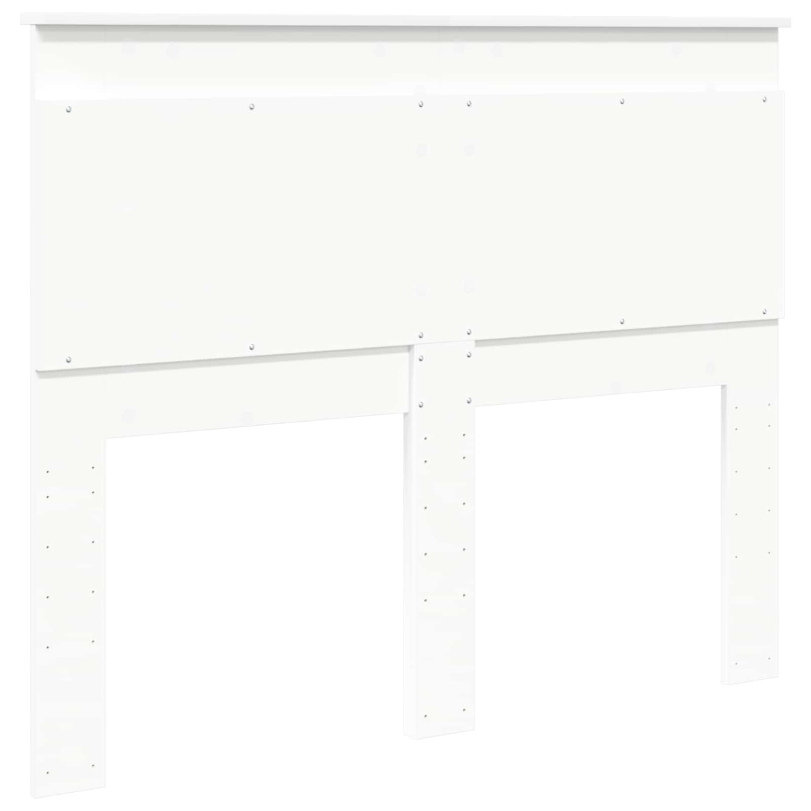 Headboard with Headboard White 135 cm Engineered Wood