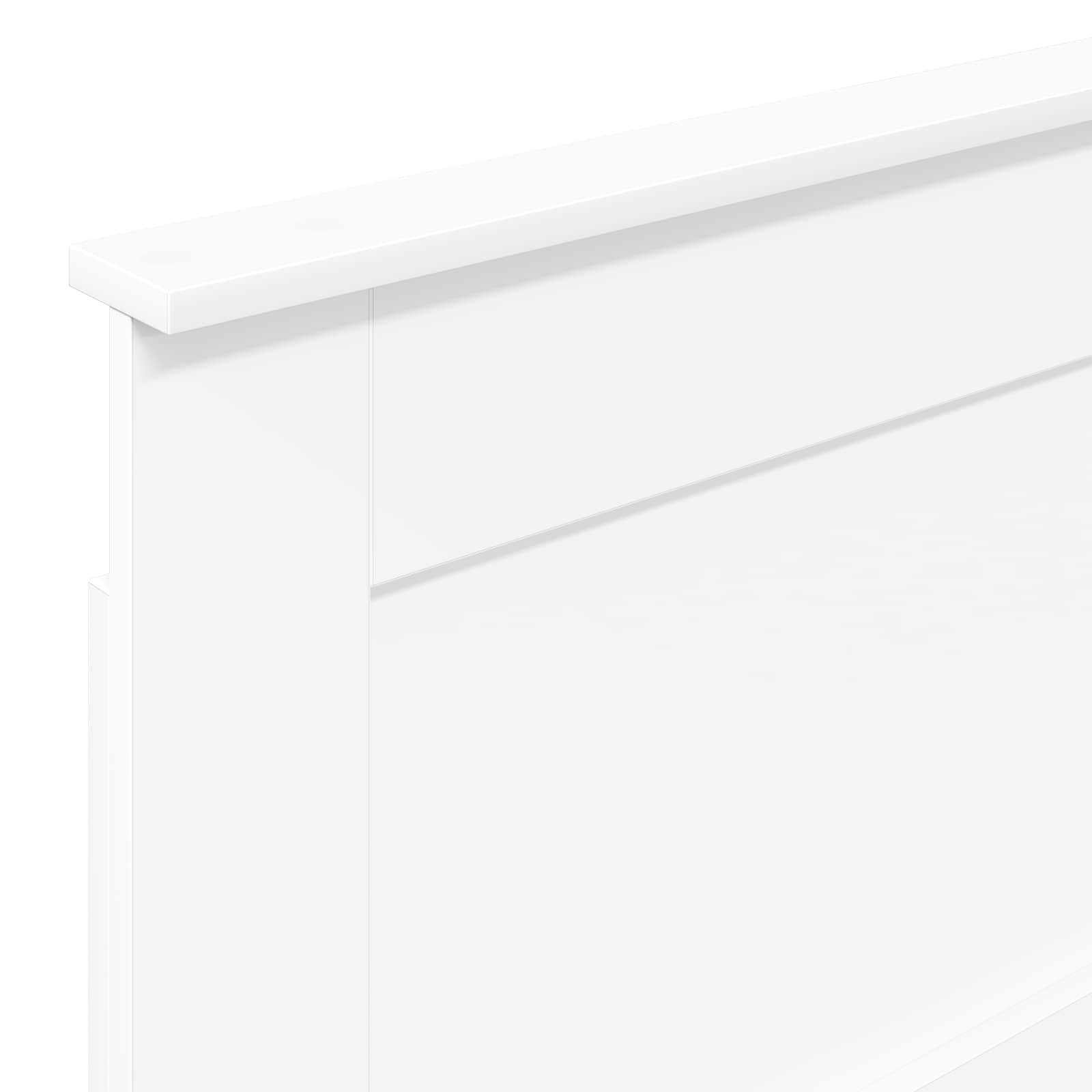 Headboard White Engineered Wood
