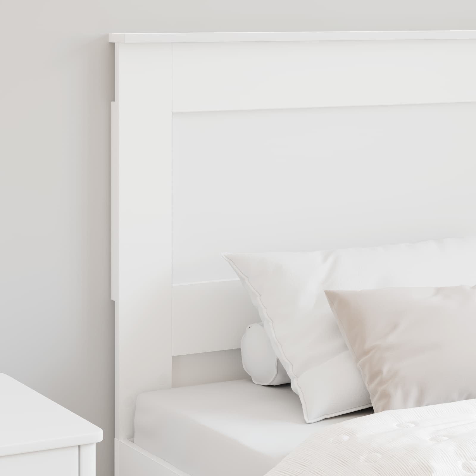 Headboard with Headboard White 90 cm Engineered Wood