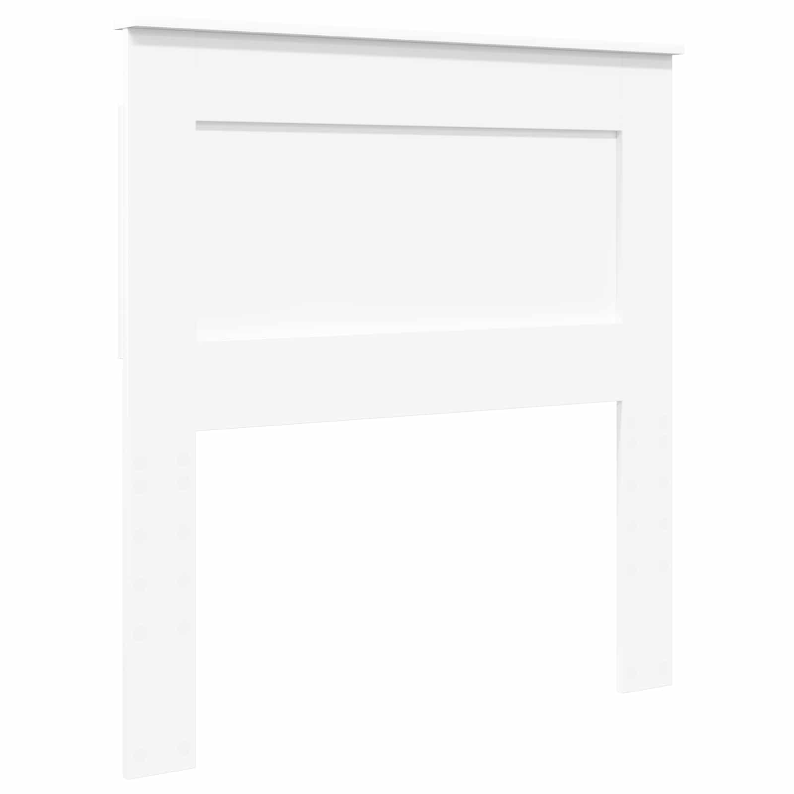 Headboard White Engineered Wood