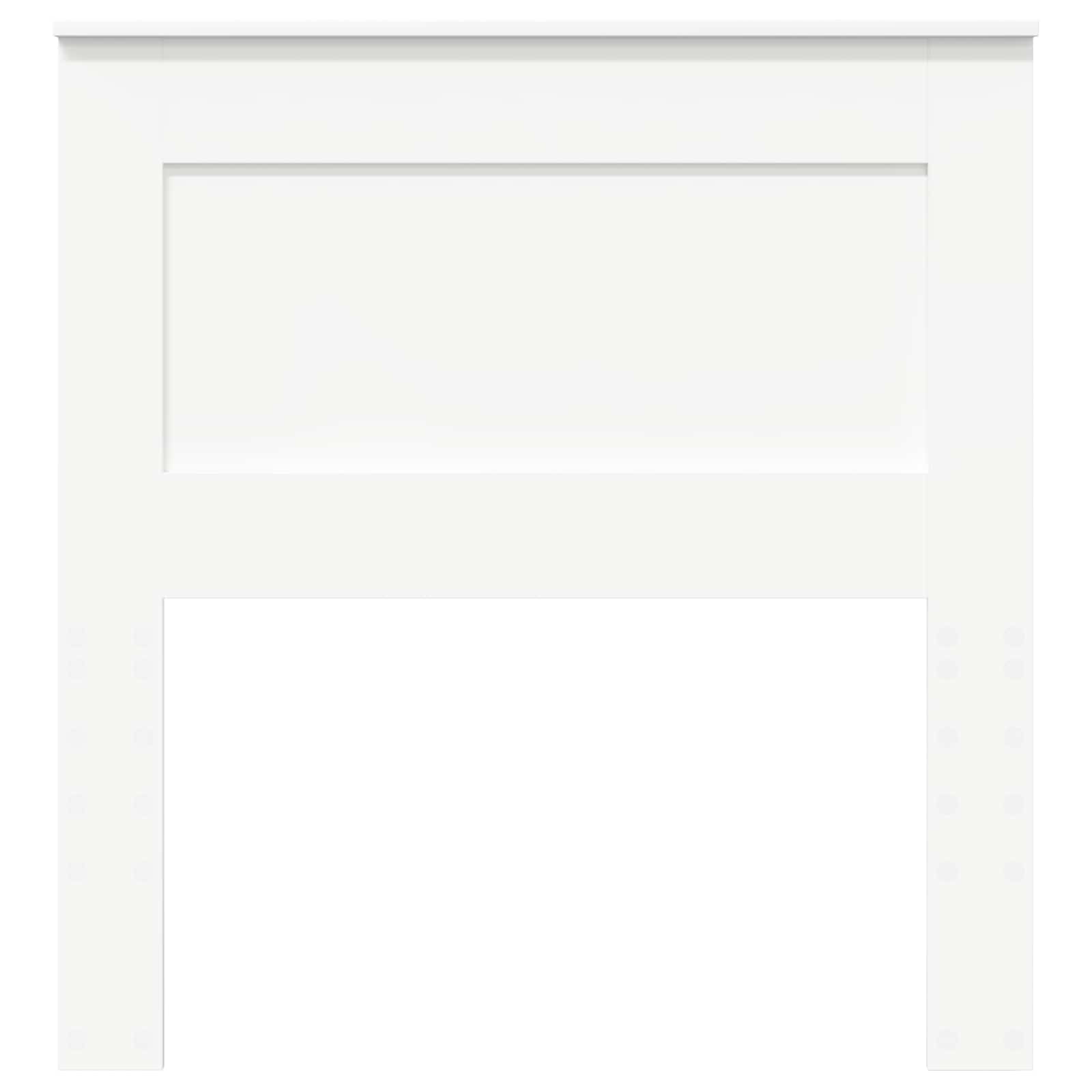 Headboard White Engineered Wood