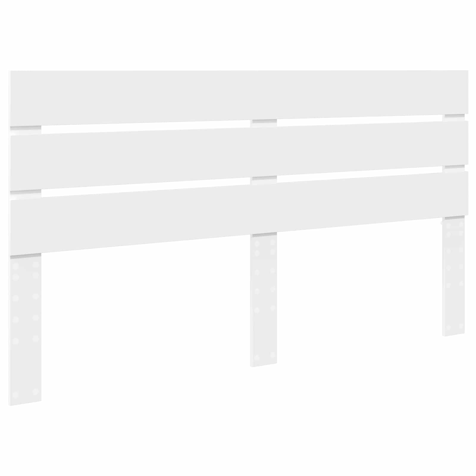 Headboard White Engineered Wood