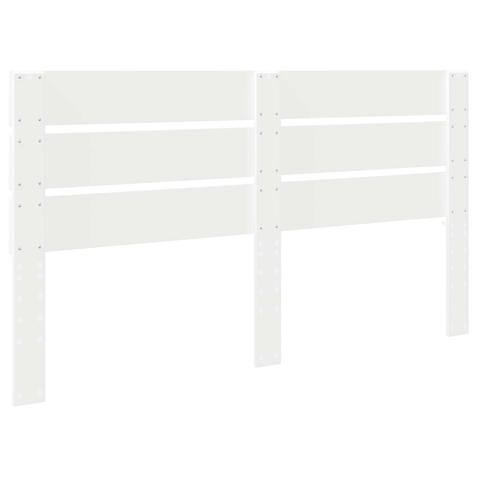Headboard White Engineered Wood