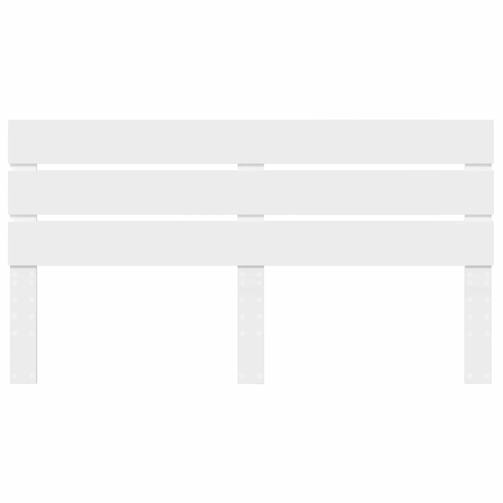 Headboard White Engineered Wood