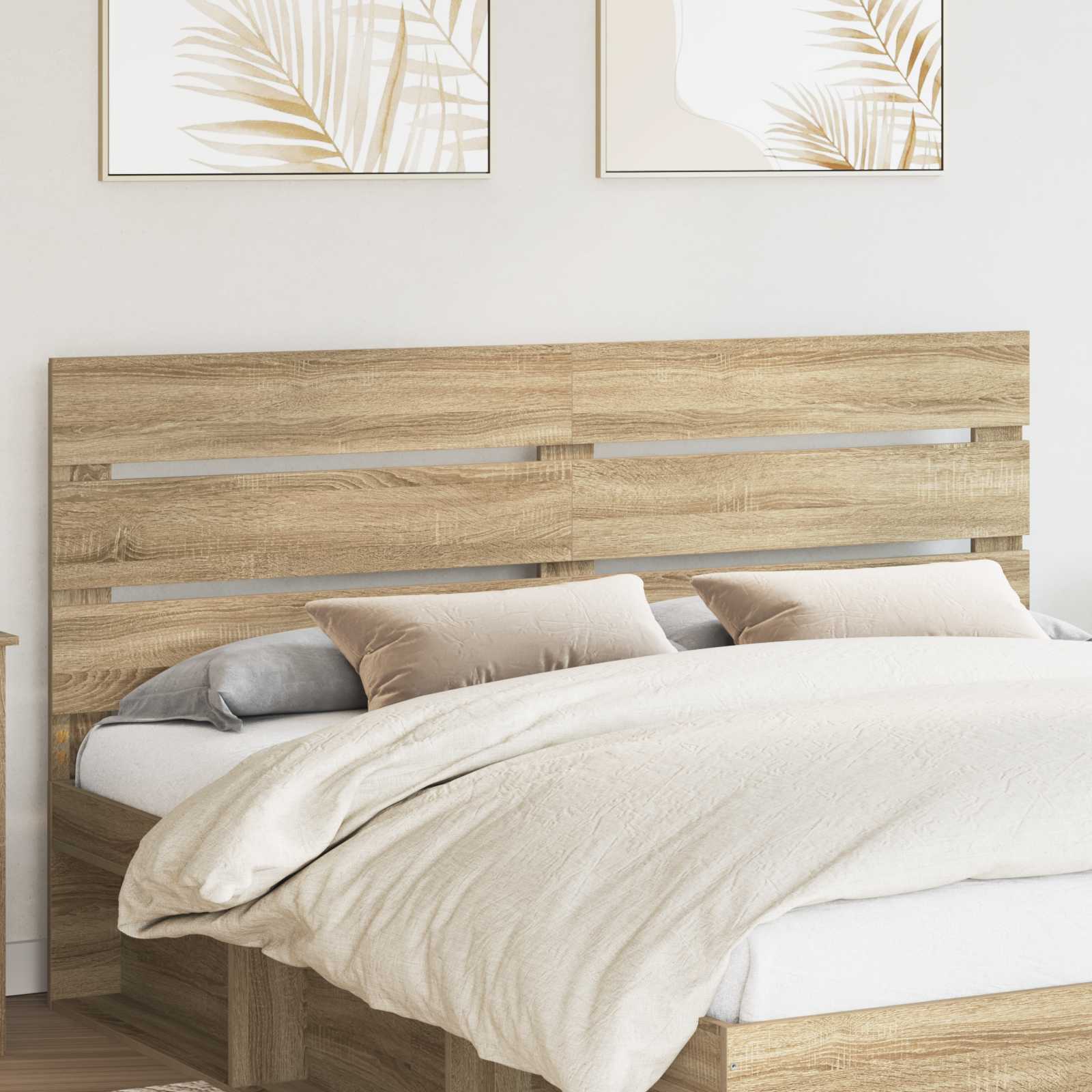 Headboard Sonoma Oak Engineered Wood