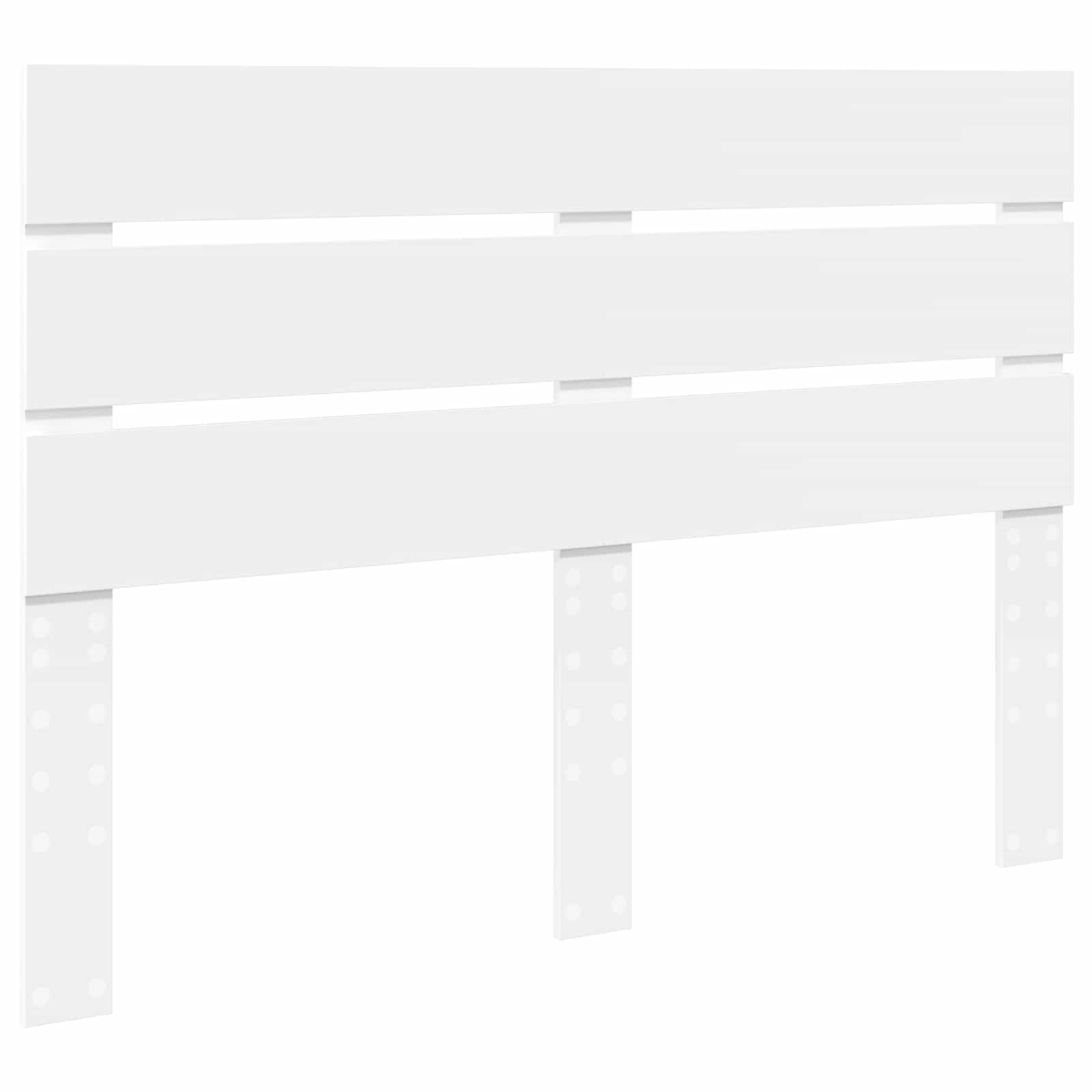 Headboard White Engineered Wood