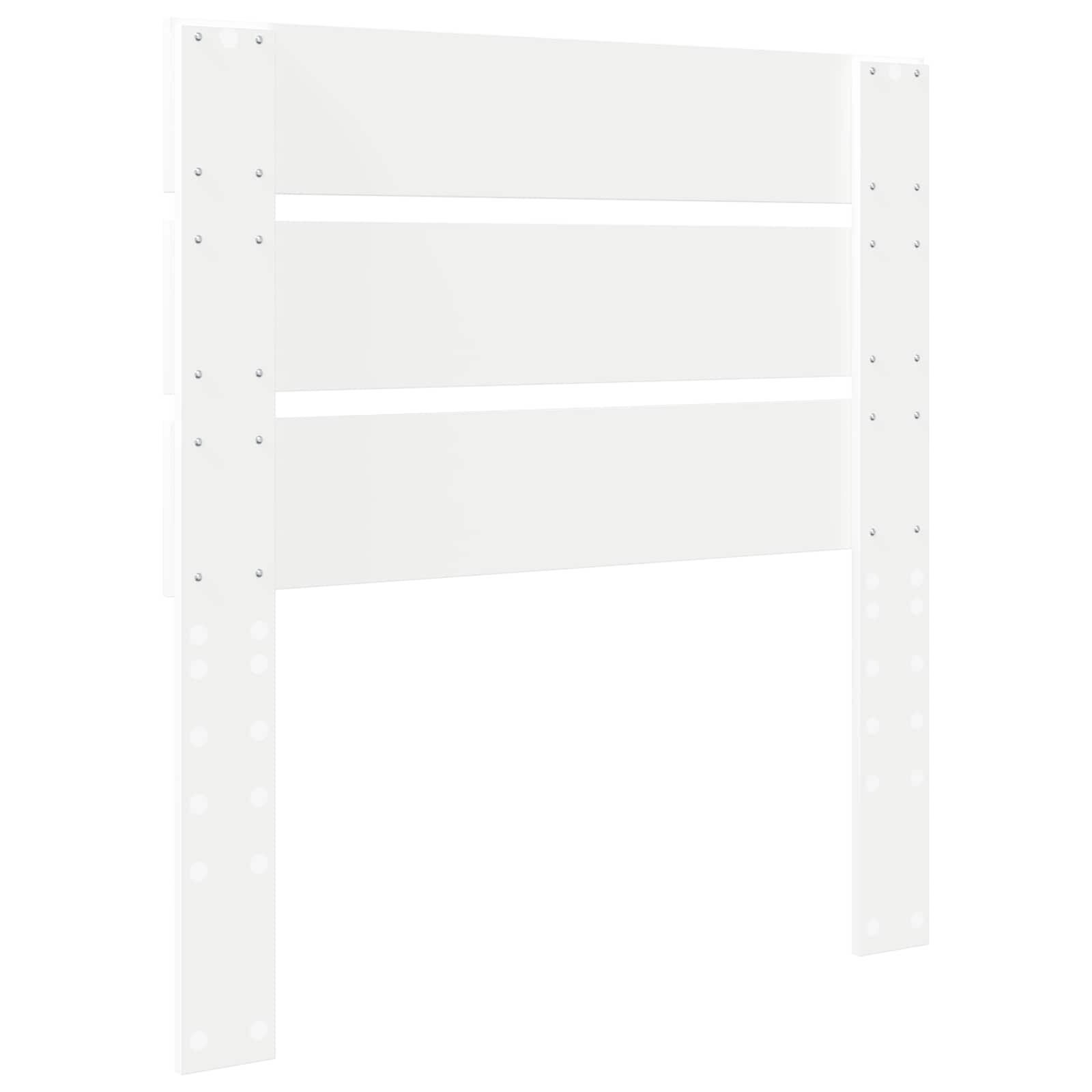 Headboard White Engineered Wood