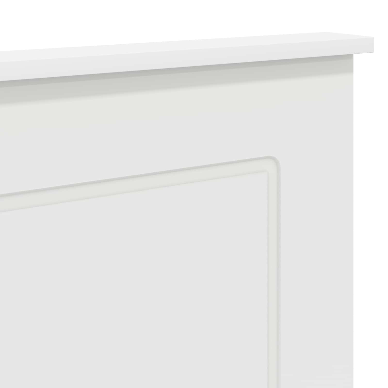 Headboard White 100 cm Engineered Wood