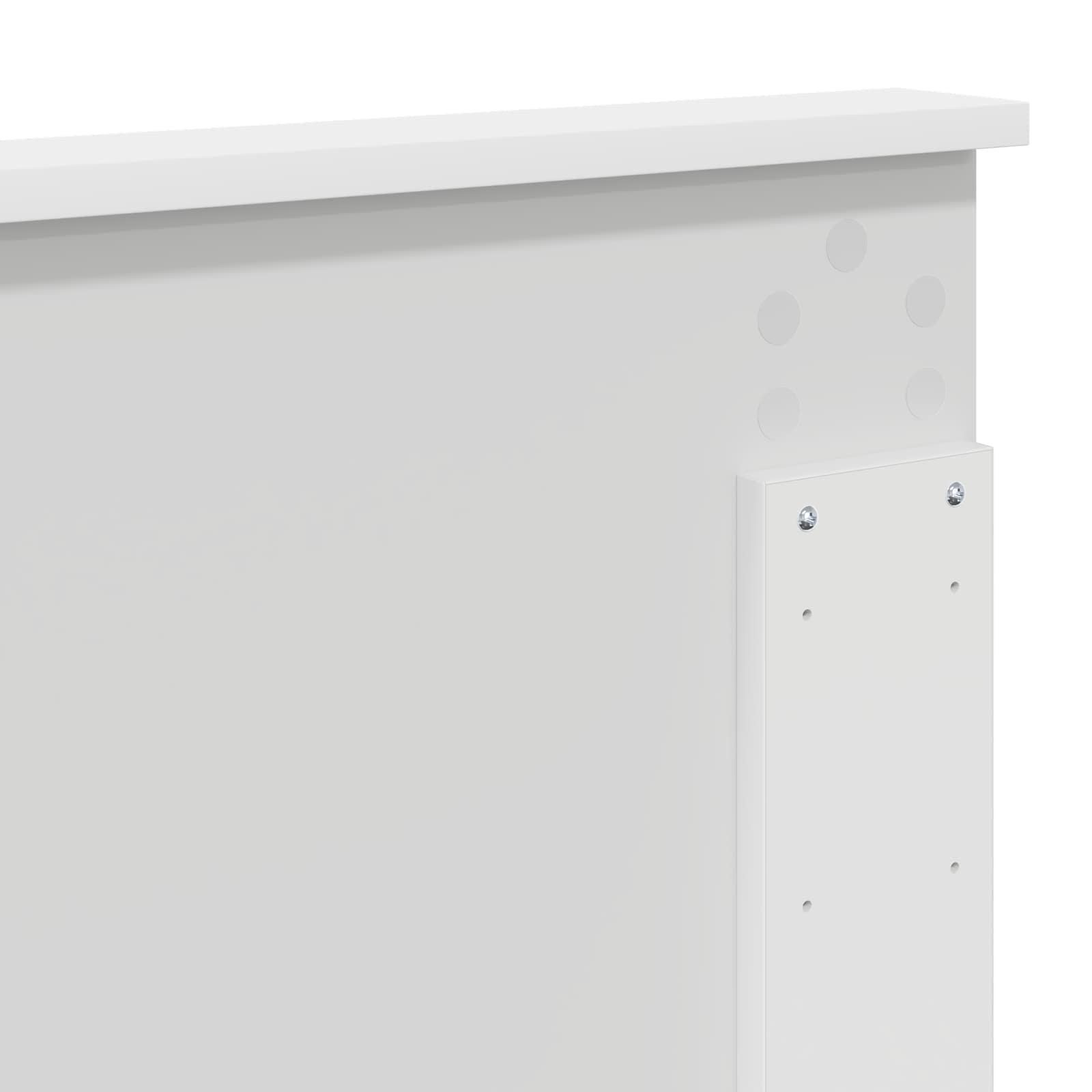 Headboard White Engineered Wood