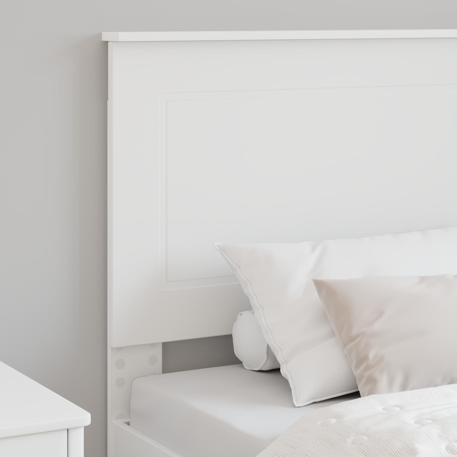 Headboard White Engineered Wood