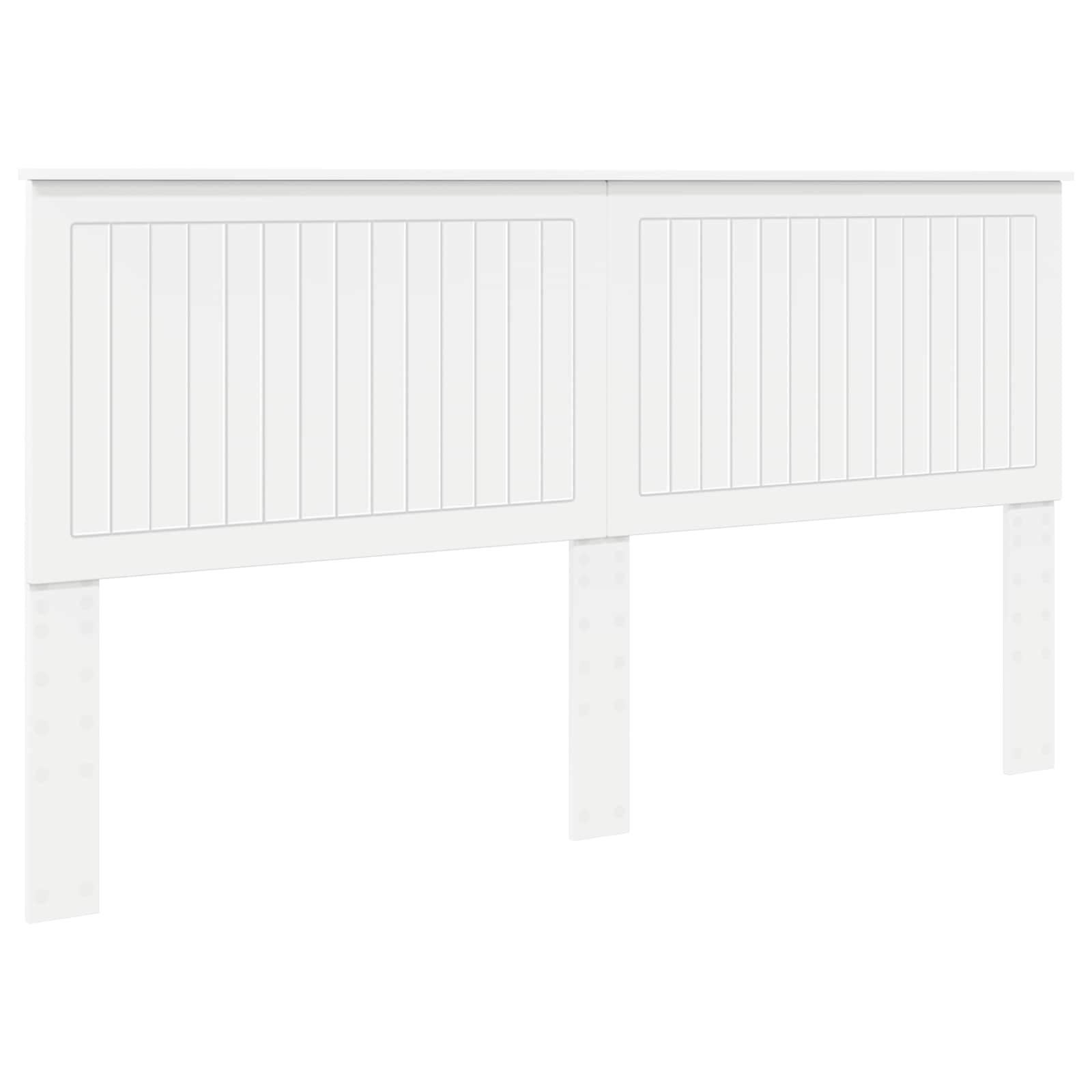 Headboard with Headboard White 180 cm Engineered wood