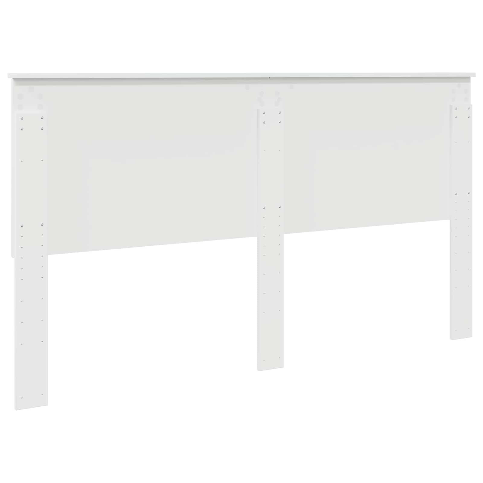 Headboard with Headboard White 180 cm Engineered wood
