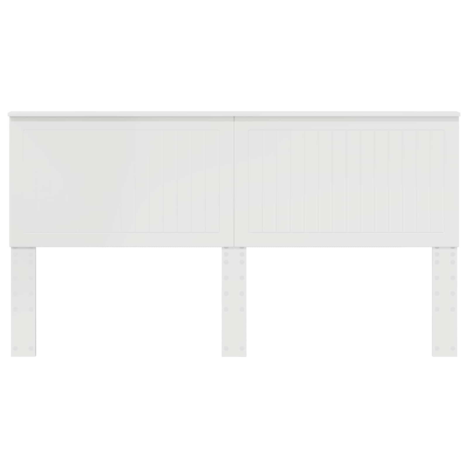 Headboard with Headboard White 180 cm Engineered wood