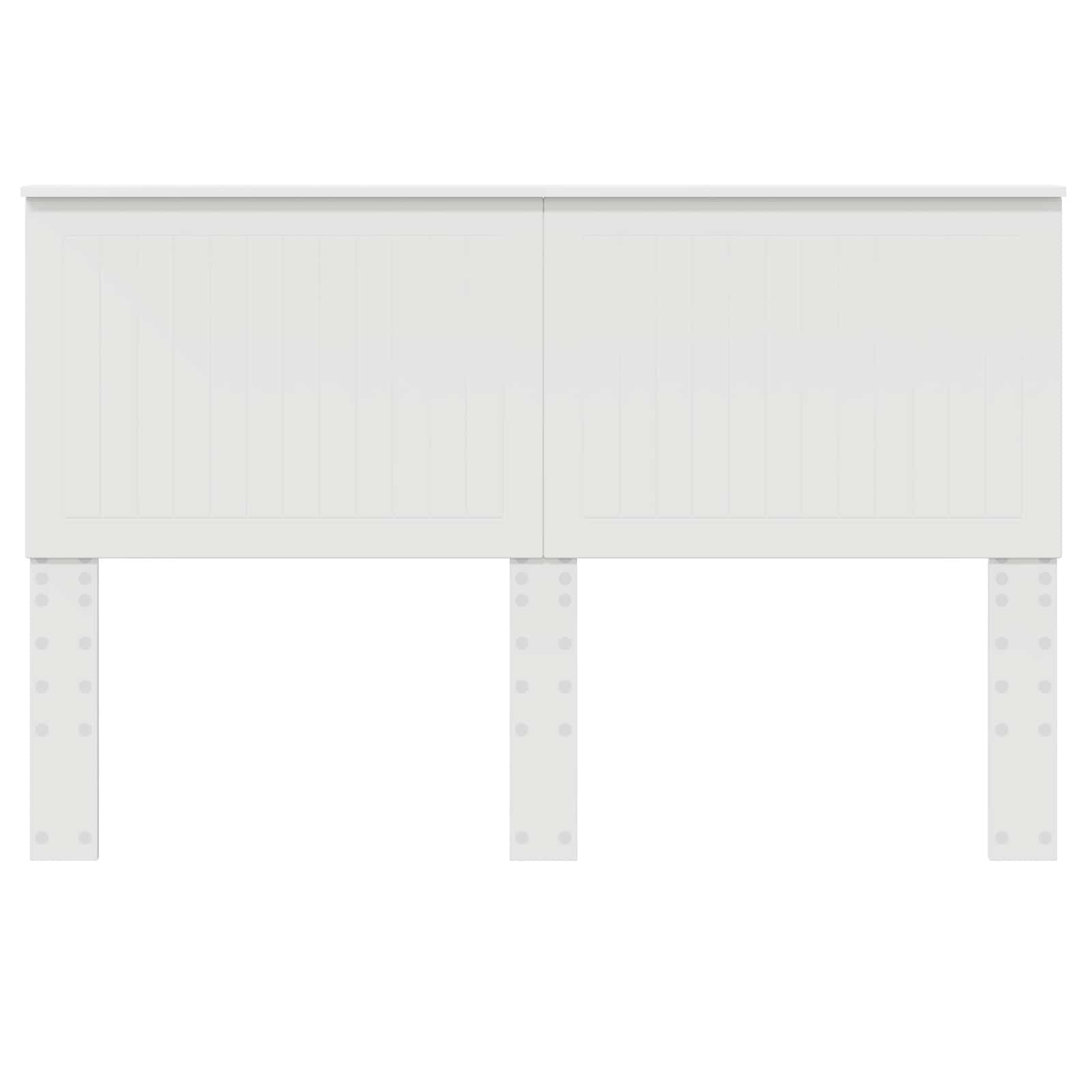 Headboard with Headboard White 150 cm Engineered wood