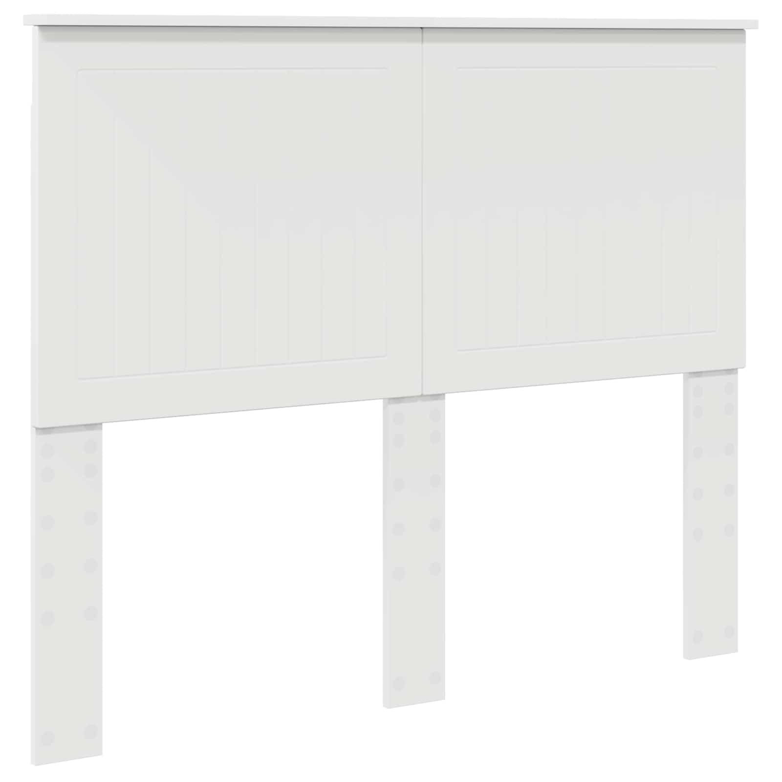Headboard with Headboard White 135 cm Engineered wood