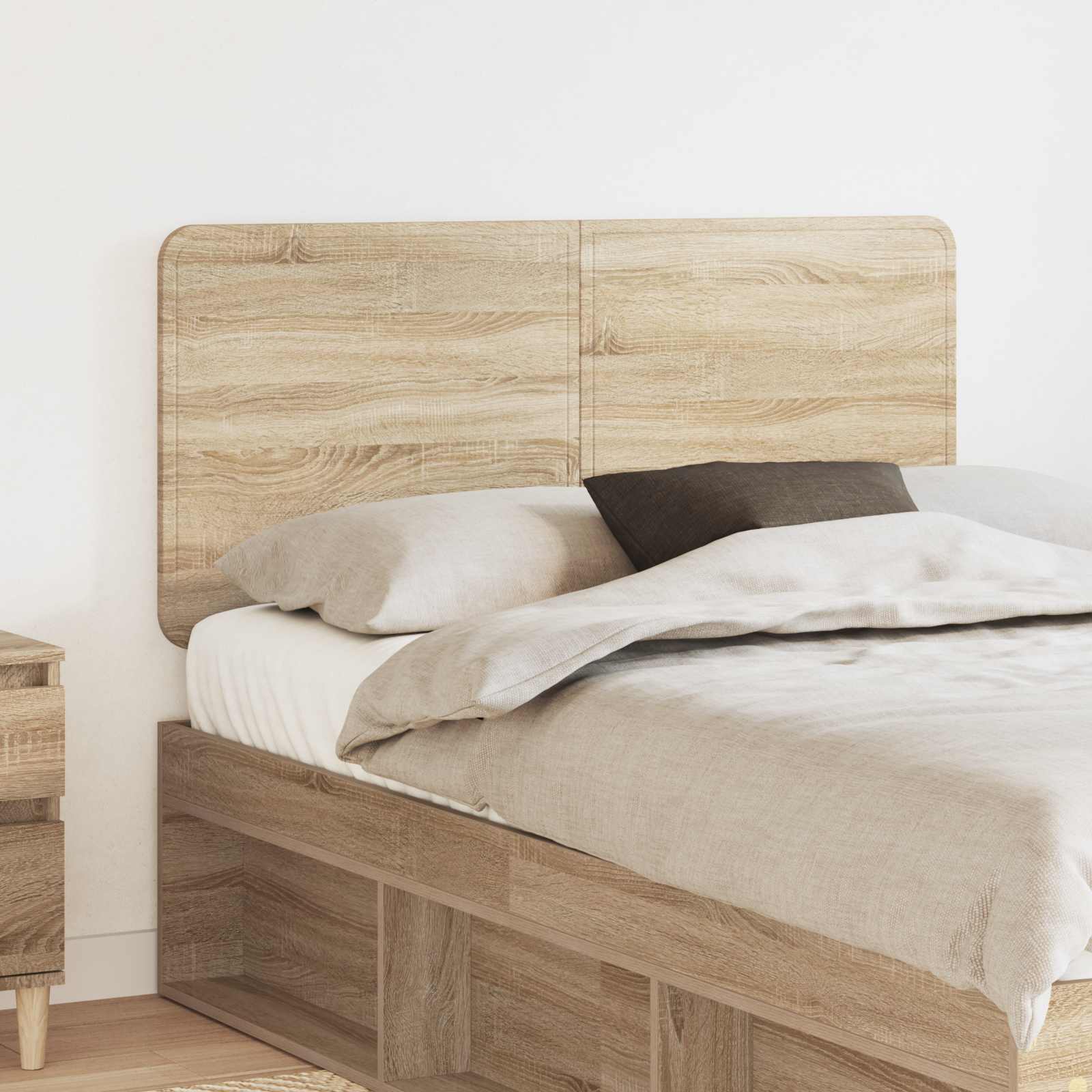 Headboard Sonoma Oak 135 cm Engineered wood