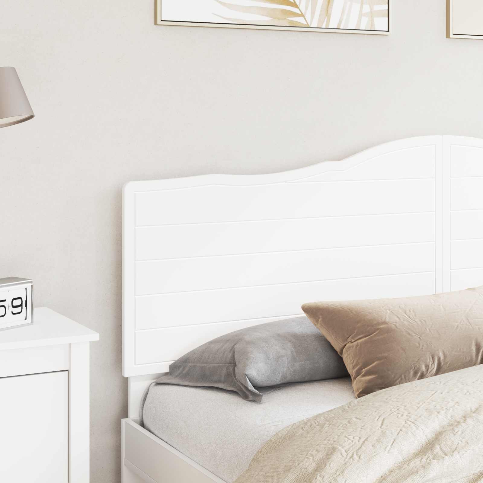 Headboard White Engineered wood