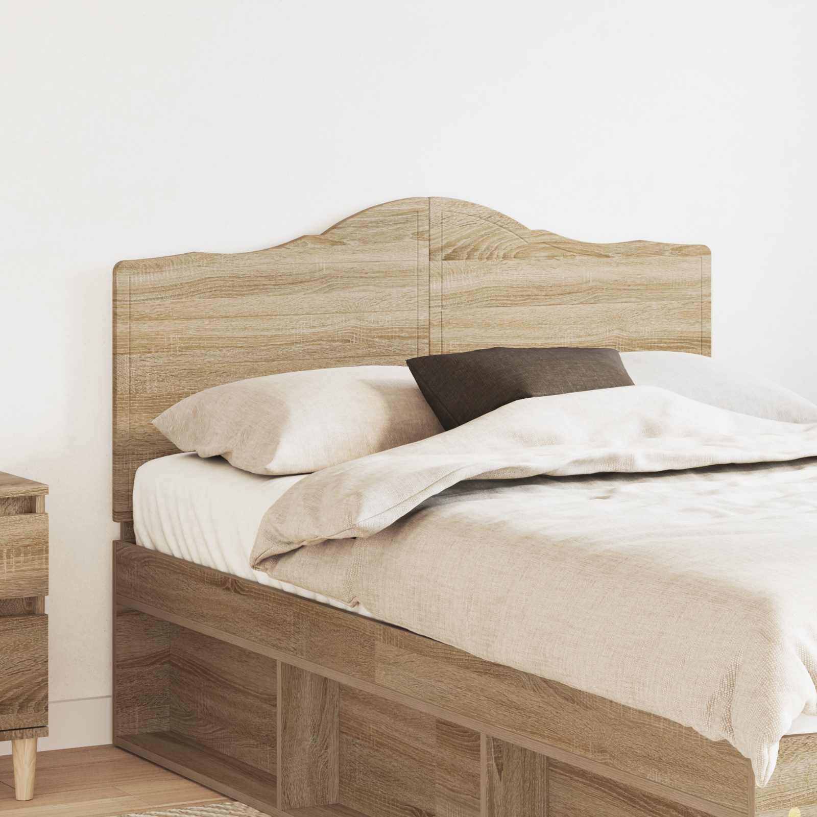 Headboard Sonoma Oak 135 cm Engineered wood