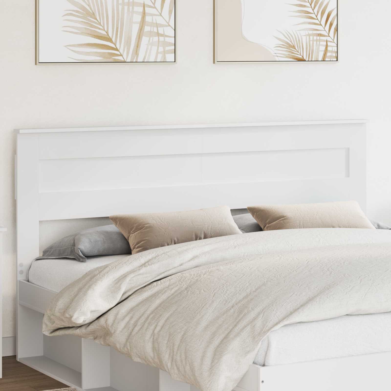 Headboard White Engineered wood