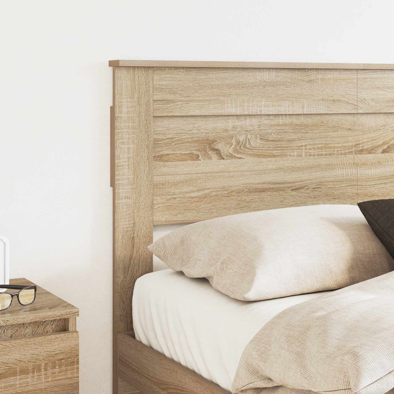 Headboard Sonoma Oak 150 cm Engineered wood