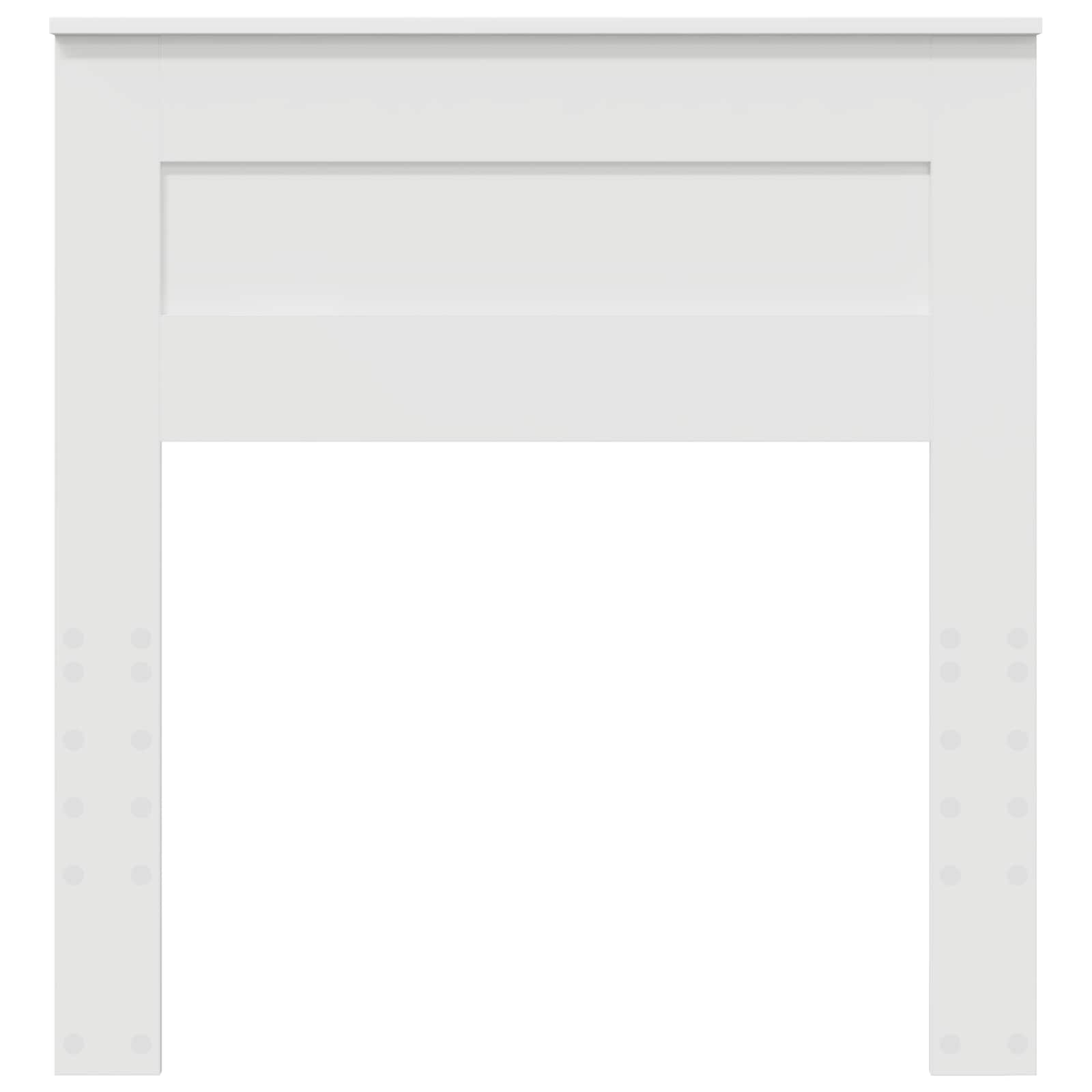 Headboard White Engineered wood