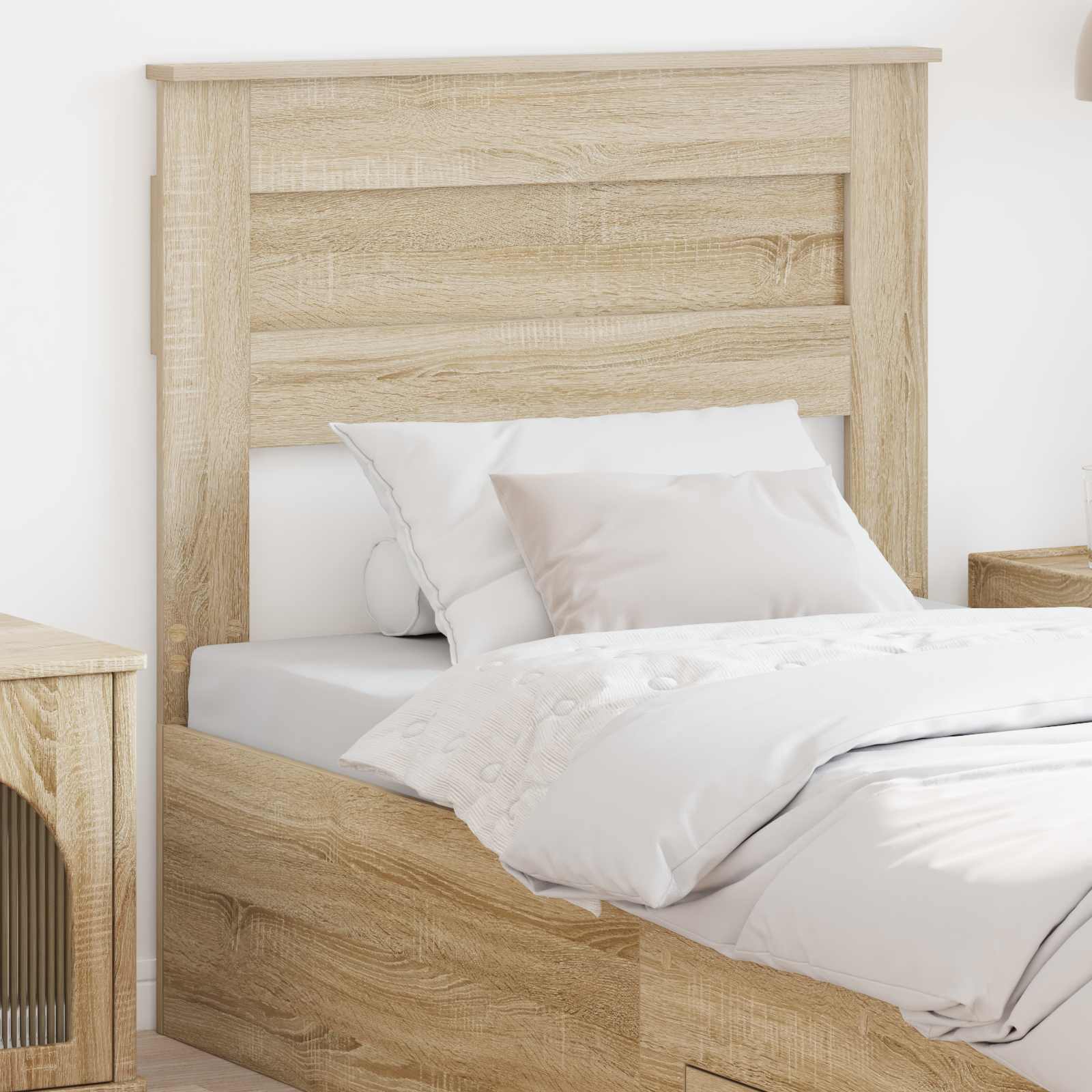 Headboard Sonoma Oak 90 cm Engineered wood