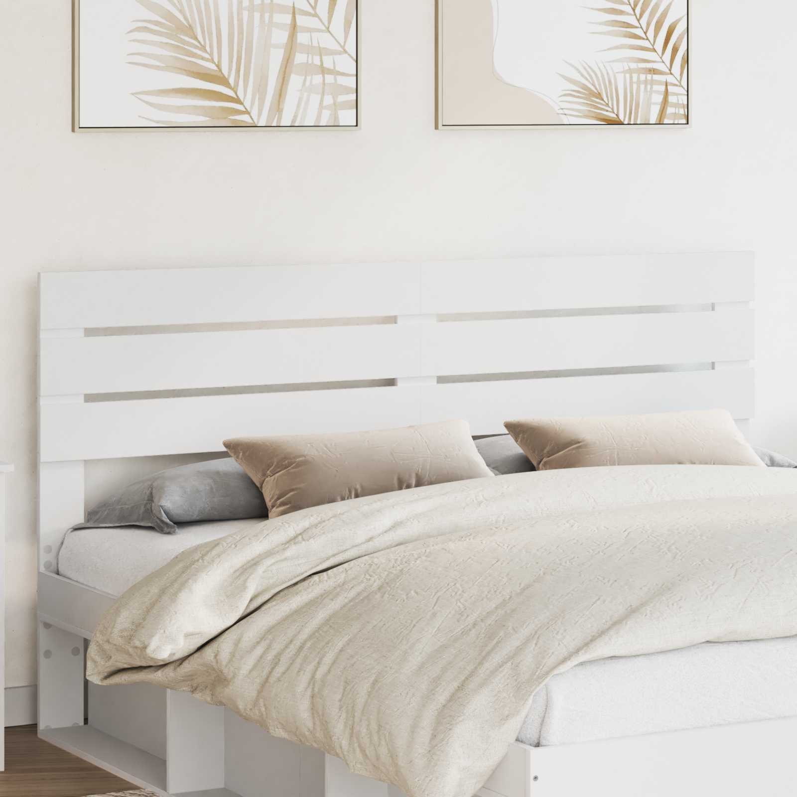 Headboard White Engineered wood