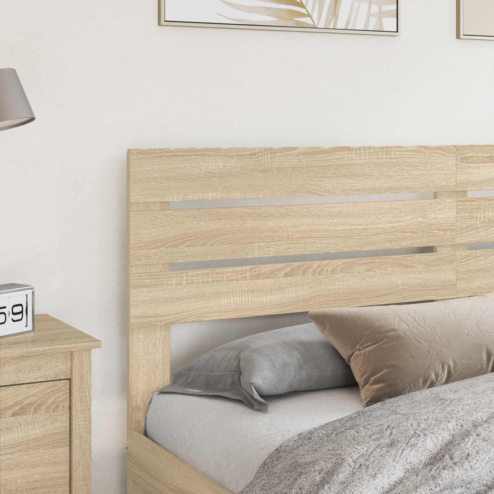 Headboard Sonoma Oak 180 cm Engineered wood