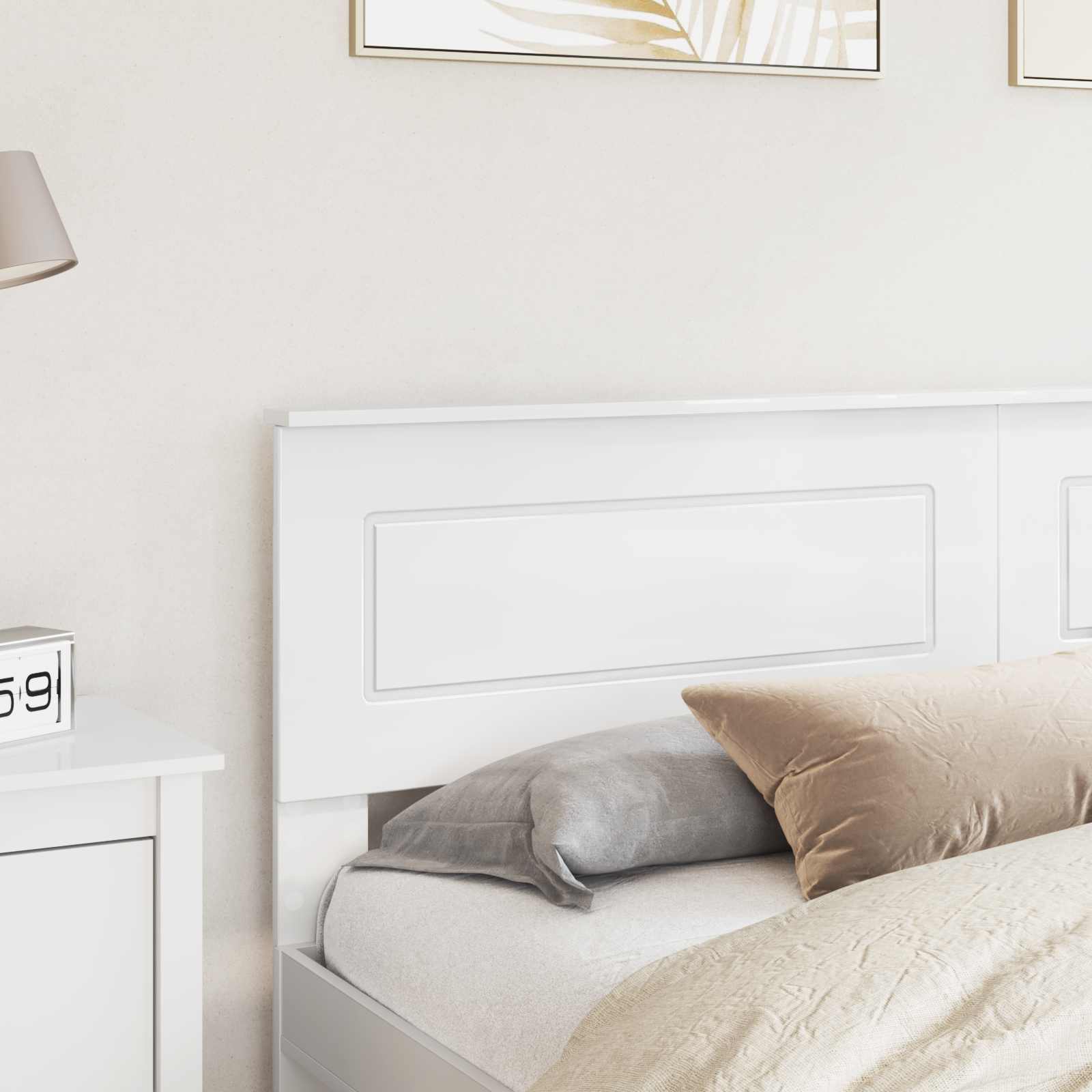 Headboard White Engineered wood