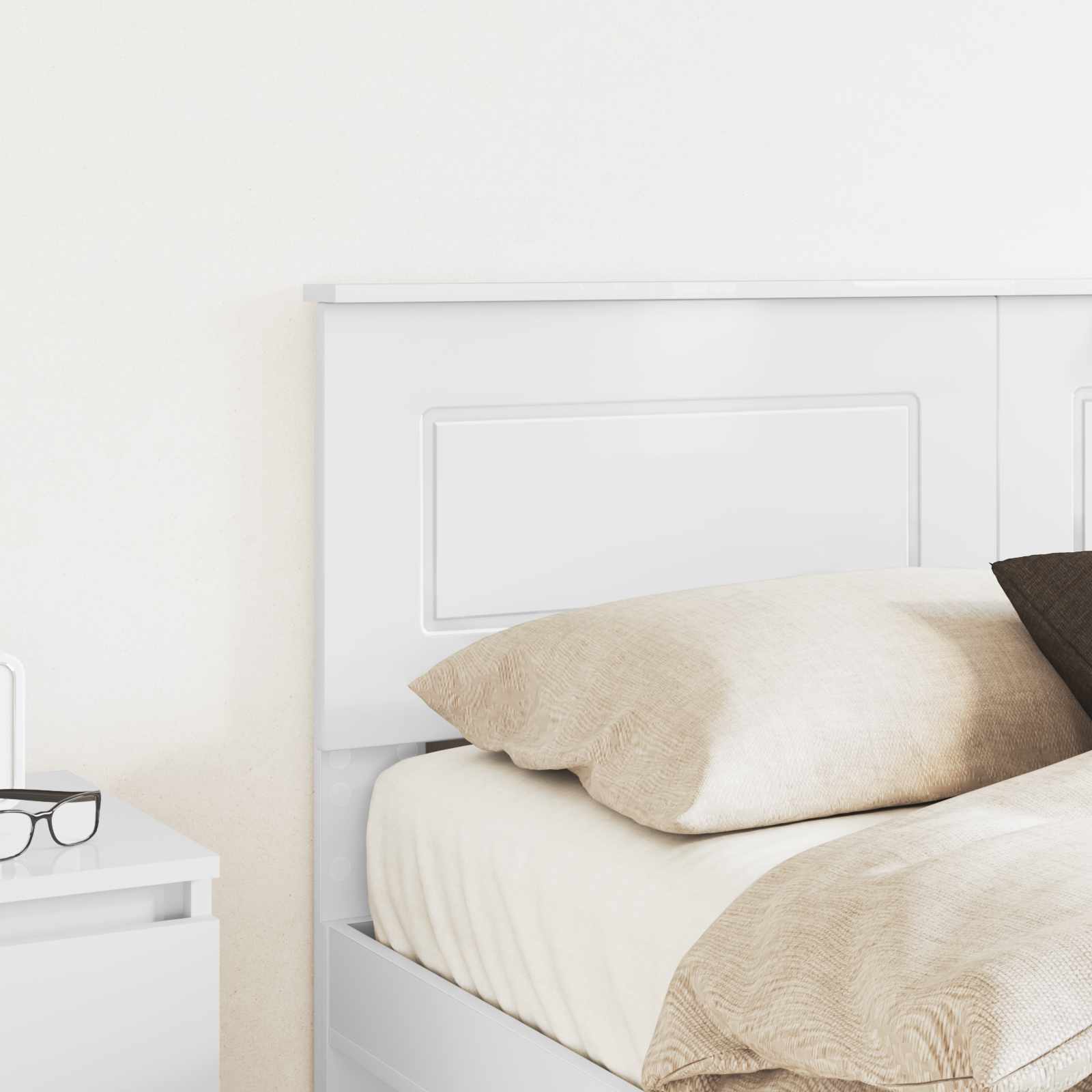 Headboard White Engineered wood