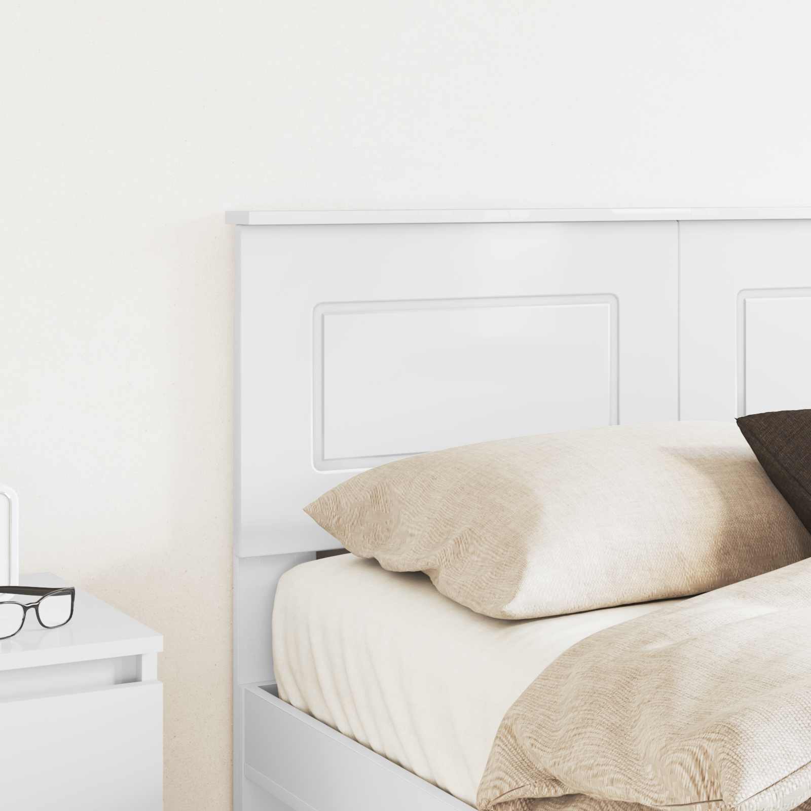 Headboard White Engineered wood
