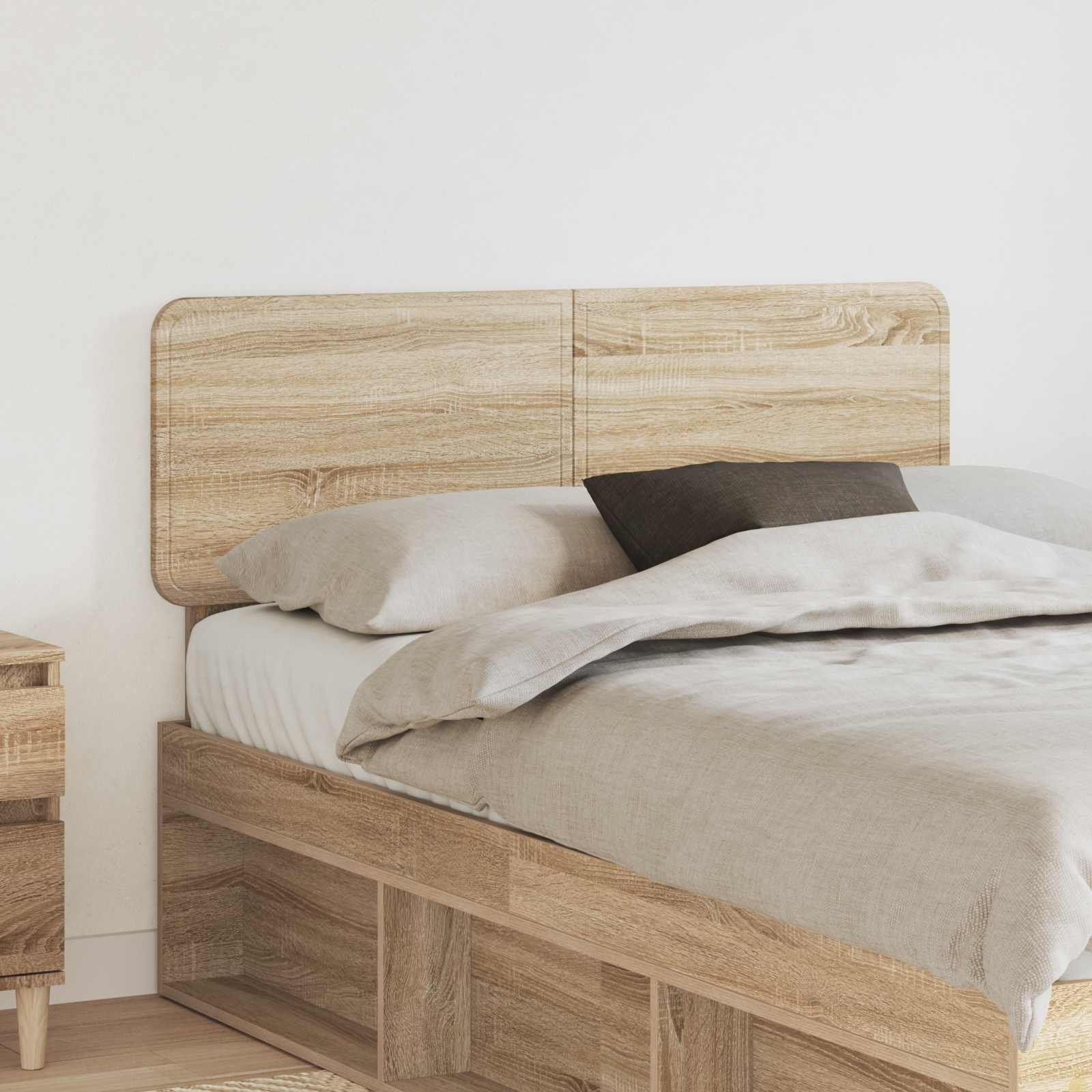 Headboard Sonoma Oak 135 cm Engineered wood