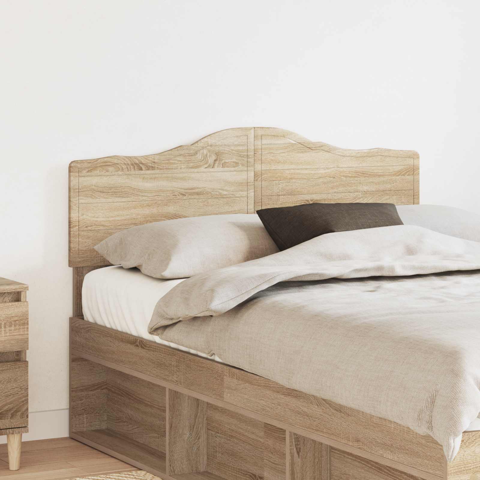 Headboard Sonoma Oak 135 cm Engineered wood