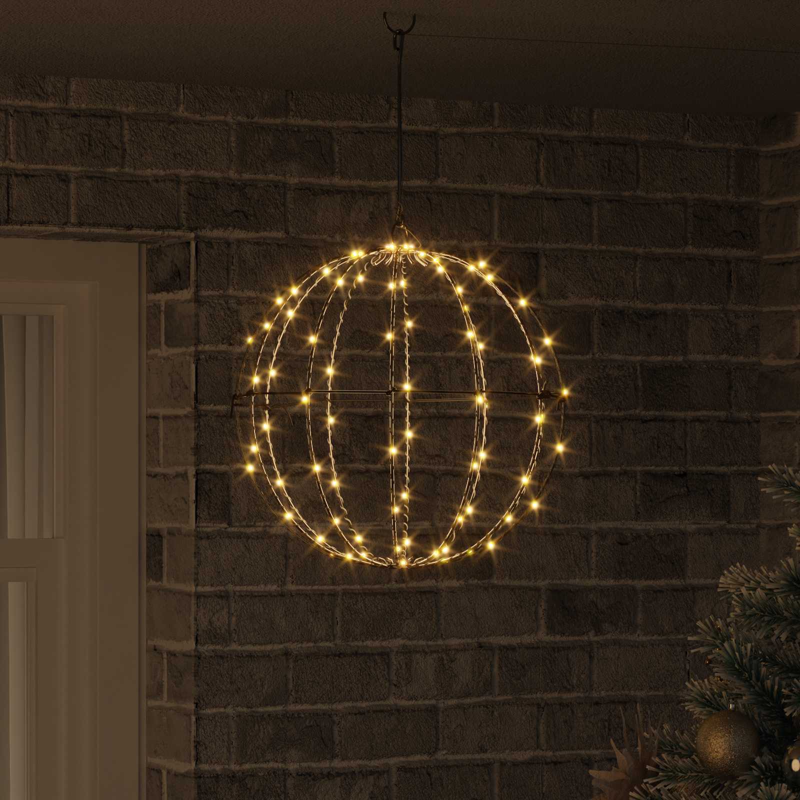 Ball Warm white 40 x 40 x 42 cm Metal 120 LEDs