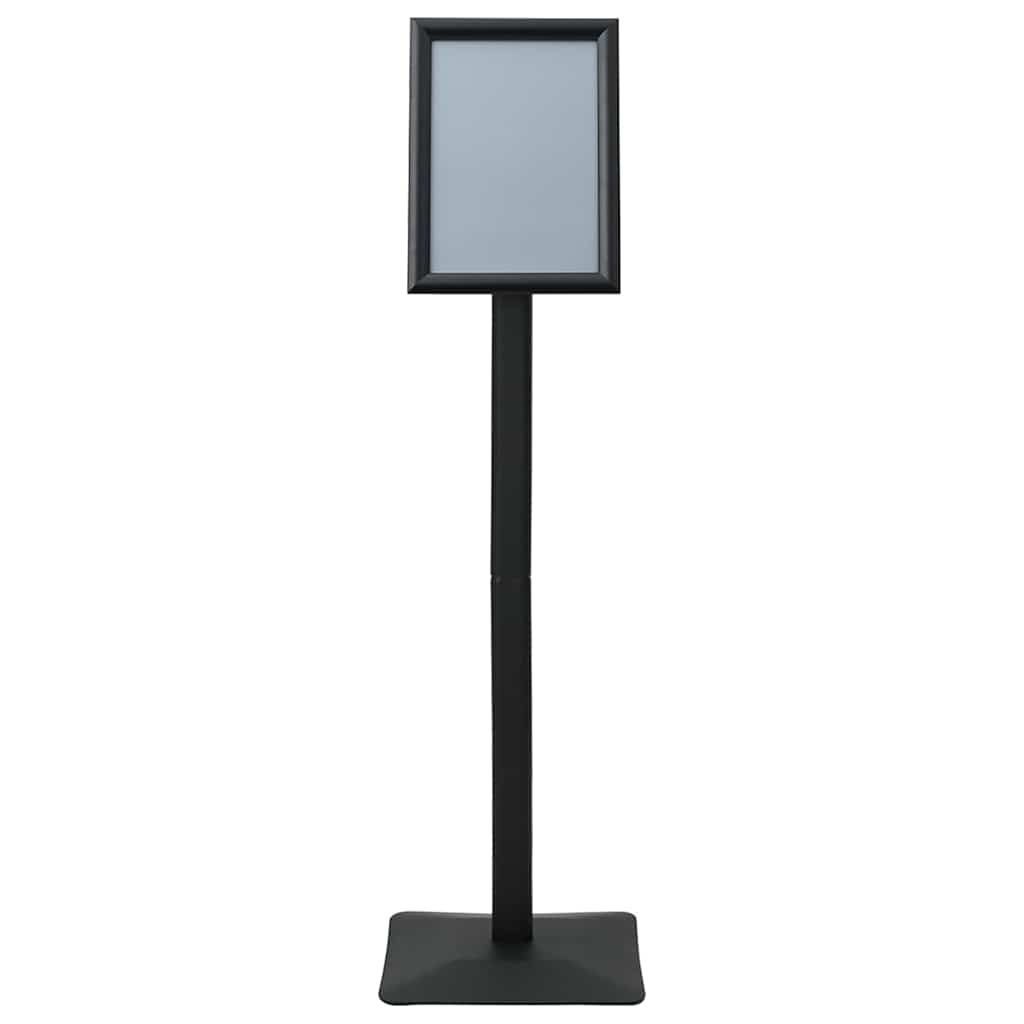 Pedestal Poster Stand A4 Cast Iron Black