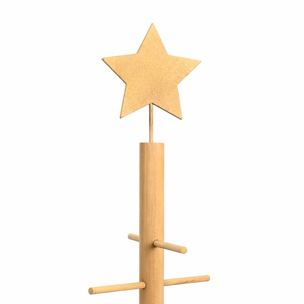 Wooden Christmas Tree with Stand Brown 180 cm Bamboo