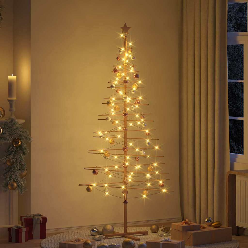 Wooden Christmas Tree KOTKA 210 cm Bamboo and solid pine wood