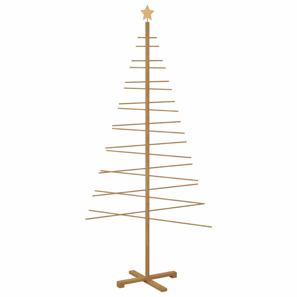 Wooden Christmas Tree KOTKA 210 cm Bamboo and solid pine wood